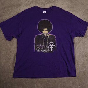 Y2K Vtg Prince Graphic T-shirt Memorial Russell Athletic XXL Retro Pop Diva